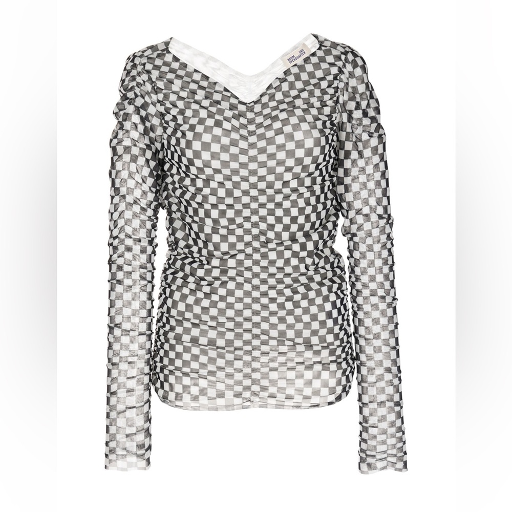 Baum und Pferdgarten Joselle Check Top - Black Checkered